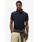 Superdry Polo vintage Destroy marine