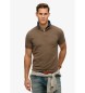 Superdry Vintage Destroy brun polo shirt