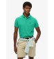 Superdry Vintage Destroy green polo shirt