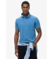 Superdry Vintage Destroy blue polo shirt