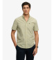 Superdry Camisa Preppy Poplin verde