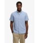 Superdry Schickes blaues Oxford-Hemd