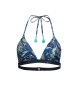 Superdry Top de biquni com estampado azul-marinho