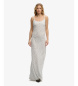 Superdry Printed Cami Maxi Dress vit