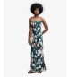 Superdry Grön Printed Maxi Slip Dress klänning