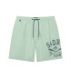 Superdry Maillot de bain imprimé Logo 16 vert