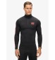 Superdry Half-Zip-Skiweste schwarz