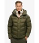 Superdry Quilted sports jacket green