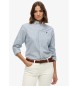 Superdry Slim fit oxford shirt blue
