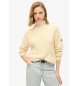 Superdry Jerseyt Slouchy Cable Roll beige