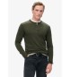 Superdry Long sleeve baker's collar t-shirt green