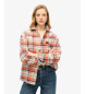 Superdry Korallenkariertes Flanell-Überhemd