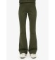 Superdry Pantalón jogger acampanado de talle bajo Sport Tech verde