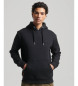 Superdry Sweatshirt com capuz e logótipo Essential preto
