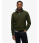Superdry Half-zip sweatshirt with logo Utility green