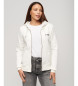 Superdry Sudadera Essential Logo Zip blanco