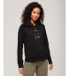 Superdry Luxe Metallic sweatshirt black