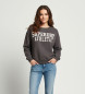 Superdry Felpa lilla rilassata Superdry Felpa lilla rilassata