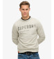 Superdry Felpa beige in eccedenza