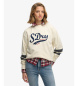 Superdry Varsity Script Los Beigekleurig sweatshirt