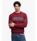 Superdry Rød Athletic Applique Relaxed-sweatshirt