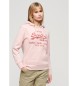 Superdry Sweatshirt clássica Heritage cor-de-rosa