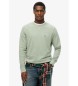 Superdry Felpa classica verde essenziale