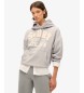 Superdry Grey Athletic Oversized Hooded Top