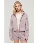 Superdry Sport Tech relaxed fit sweatshirt lilac