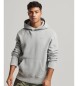 Superdry Vintage Mark grijs sweatshirt met capuchon