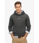 Superdry Sweat  capuche avec micro logo gris