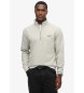 Superdry Sweatshirt avec col boulanger et logo Gris essentiel