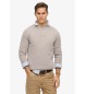 Superdry Sweatshirt  col rond et imprim micrologo beige