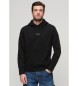 Superdry Micrologo print sweatshirt black