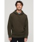 Superdry Sweater met microprint groen
