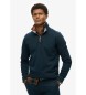 Superdry Sweatshirt piqu demi-zip Core navy
