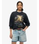 Superdry Suika Loose black sweatshirt
