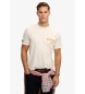 Superdry Maglietta Tokyo Narrative Loose beige