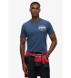 Superdry T-shirt décontracté Tokyo bleu