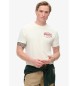 Superdry Tokio Vl Grafisch T-shirt wit