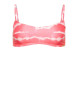 Superdry Haut de bikini tie-dye rose