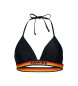 Superdry Triangel-Bikinioberteil mit marinefarbenem Vintage-Logo