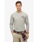 Superdry T-shirt Athletic Essentials cinzenta