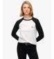 Superdry Black Essential Logo Baseball T-shirt