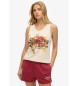 Superdry Tokyo Vintage beige T-shirt
