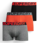 Superdry Lot de 3 caleçons multicolores