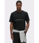 Superdry Baggy-T-Shirt mit sportlichem Utility-Logo schwarz