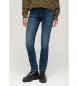 Superdry Blå mid-rise skinny jeans