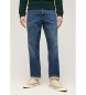 Superdry Vintage blue straight fit slim fit jeans