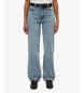 Superdry Jeans High Rise Wide Leg azul